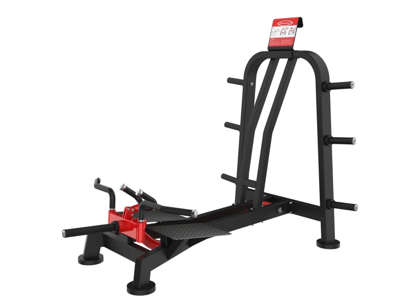 Rowing T-bar à disques PPF-A839 PrimePower, châssis noir, accents rouges Rowing T-bar à disques PPF-A839 PrimePower, châssis noir, accents rouges