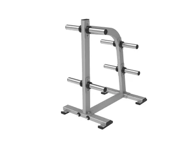 PrimePower PPF-HY54 Olympic plate tree, silver-grey frame with plate horns and T-base PrimePower PPF-HY54 Olympic plate tree, silver-grey frame with plate horns and T-base