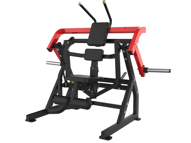 PrimePower PPF-HM70 – Plate-Loaded Seated Ab Crunch, black frame, red accents, black upholstery PrimePower PPF-HM70 – Plate-Loaded Seated Ab Crunch, black frame, red accents, black upholstery