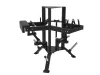 PrimePower PPF-HM122 multi-station wrist & forearm trainer, black frame, black upholstery