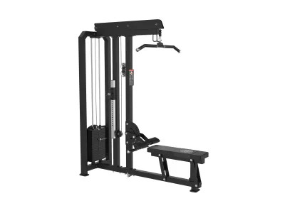 PrimePower Lat Pulldown / Seated Row Combo PPF-A910A, all-black frame, black upholstery PrimePower Lat Pulldown / Seated Row Combo PPF-A910A, all-black frame, black upholstery