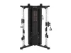 PrimePower PPF-K117 dual adjustable pulley functional trainer, black frame with red uprights