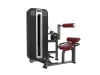PrimePower PPF-K686 back extension / abdominal crunch combo, gunmetal grey frame, black shroud with silver trim