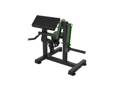 PrimePower PPF-A982 biceps / triceps à disques, châssis noir, accents vert foncé, sellerie noire PrimePower PPF-A982 biceps / triceps à disques, châssis noir, accents vert foncé, sellerie noire