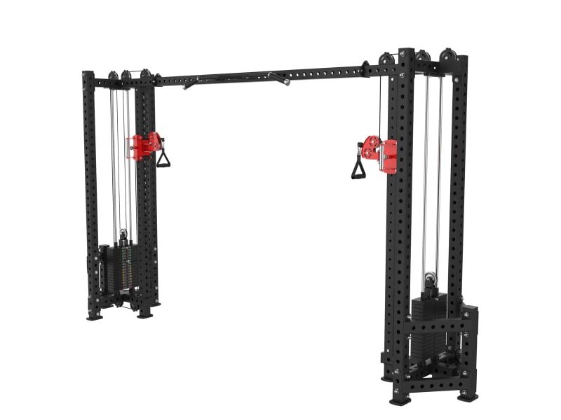 PrimePower PPF-K124 Cable Crossover, black frame, red accents PrimePower PPF-K124 Cable Crossover, black frame, red accents