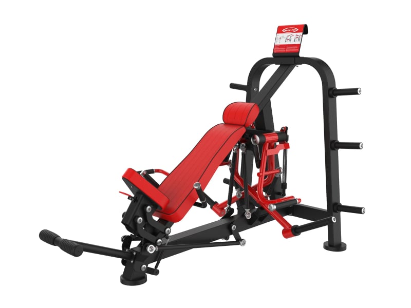 PrimePower Plate-Loaded Incline Chest Fly PPF-A828, black frame, red accents, red upholstery PrimePower Plate-Loaded Incline Chest Fly PPF-A828, black frame, red accents, red upholstery