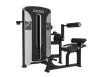 PrimePower PPF-K686 back extension / abdominal crunch combo, gunmetal grey frame, black shroud with silver trim