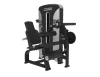 PrimePower PPF-K684C leg extension / seated leg curl combo, gunmetal grey frame, black shroud with silver trim