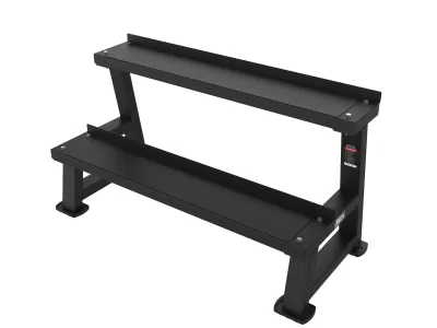 PrimePower PPF-HM52 – 2-Tier Kettlebell Rack, black frame PrimePower PPF-HM52 – 2-Tier Kettlebell Rack, black frame