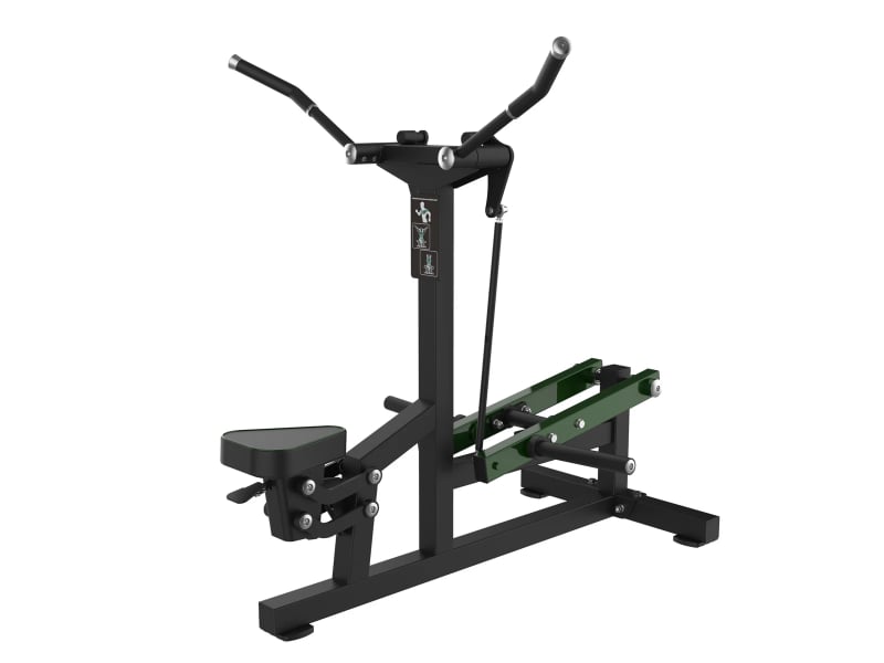 PrimePower Plate-Loaded Seated/Standing Chest Fly PPF-A904, black frame, dark-green accents, black upholstery PrimePower Plate-Loaded Seated/Standing Chest Fly PPF-A904, black frame, dark-green accents, black upholstery