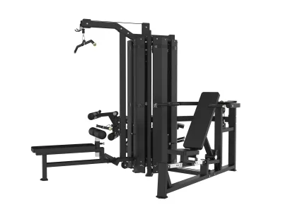 PrimePower PPF-HM110 3-station multi-gym, black frame, black upholstery PrimePower PPF-HM110 3-station multi-gym, black frame, black upholstery
