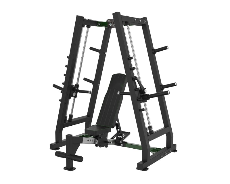 PrimePower PPF-A977 tour développé pectoraux / épaules, châssis noir, accents vert foncé, sellerie noire PrimePower PPF-A977 tour développé pectoraux / épaules, châssis noir, accents vert foncé, sellerie noire