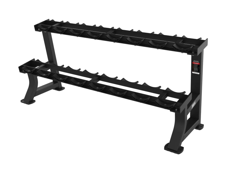 PrimePower PPF-HM49B – 2-Tier Dumbbell Rack (8 Pairs), black frame PrimePower PPF-HM49B – 2-Tier Dumbbell Rack (8 Pairs), black frame