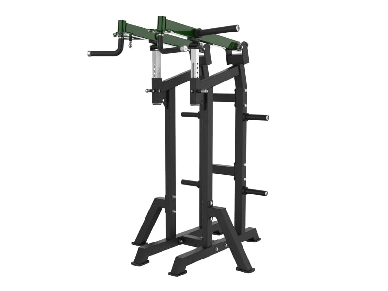 PrimePower PPF-A973 standing shoulder press, black frame, dark green accents, black upholstery PrimePower PPF-A973 standing shoulder press, black frame, dark green accents, black upholstery