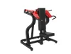 PrimePower PPF-K373 Plate-Loaded Seated Shoulder Press, black frame, yellow accents, dark grey upholstery