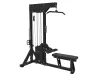 Combiné tirage haut et tirage bas PrimePower PPF-K110A, cadre tout noir, pile de poids et banc plat