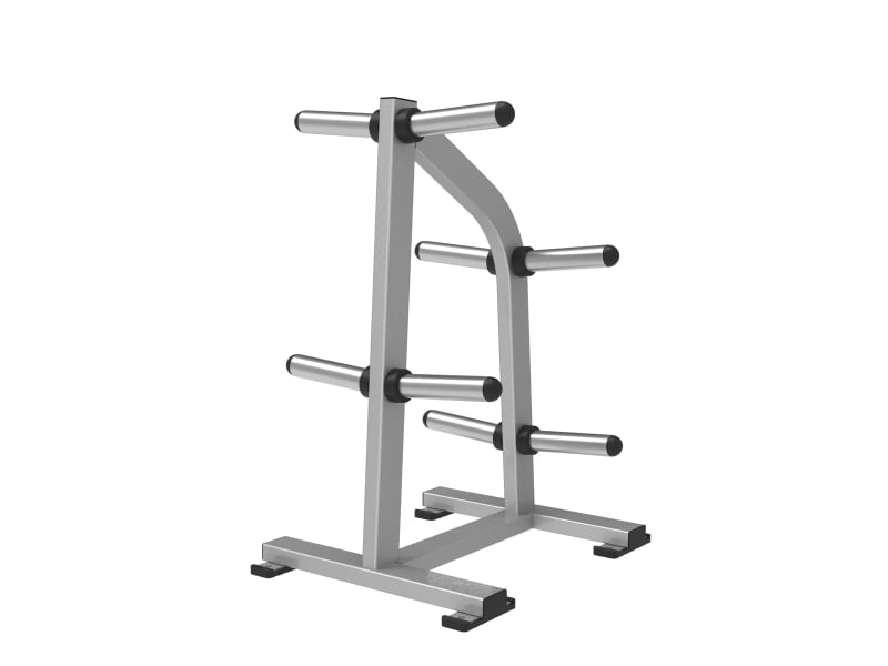 PrimePower PPF-HY54A A-frame Olympic plate tree, silver-grey frame with plate horns PrimePower PPF-HY54A A-frame Olympic plate tree, silver-grey frame with plate horns