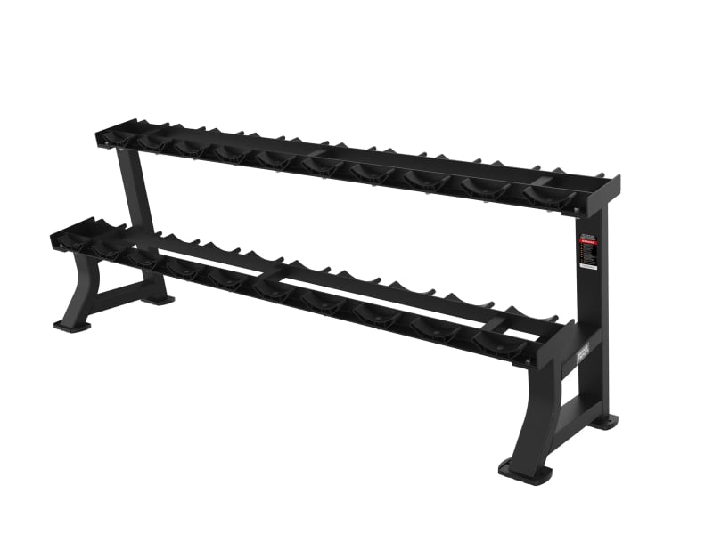 PrimePower PPF-HM49A – 2-Tier Dumbbell Rack (10 Pairs), black frame PrimePower PPF-HM49A – 2-Tier Dumbbell Rack (10 Pairs), black frame