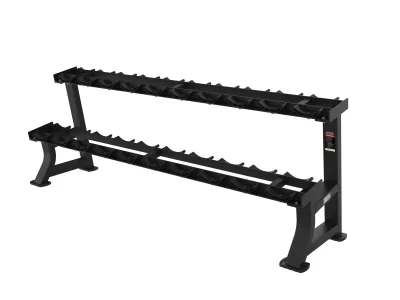 PrimePower PPF-HM49A – 2-Tier Dumbbell Rack (10 Pairs), black frame PrimePower PPF-HM49A – 2-Tier Dumbbell Rack (10 Pairs), black frame