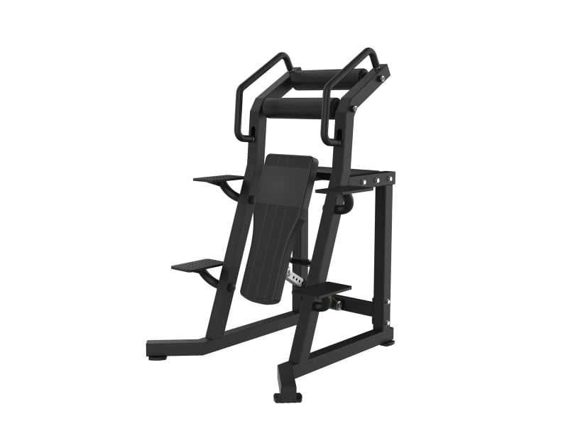 PrimePower PPF-A947 reverse crunch machine, all-black frame and upholstery PrimePower PPF-A947 reverse crunch machine, all-black frame and upholstery