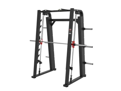 PrimePower PPF-HM63 – Smith Machine, black frame, red accents, black upholstery PrimePower PPF-HM63 – Smith Machine, black frame, red accents, black upholstery