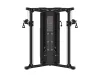 PrimePower PPF-K117 dual adjustable pulley functional trainer, black frame with red uprights