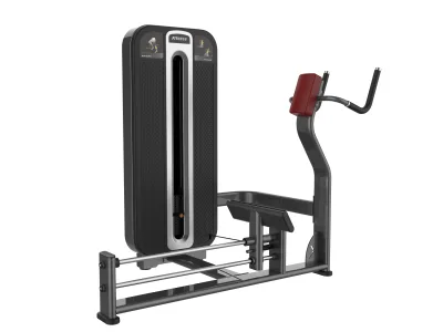 PrimePower PPF-K624 standing glute kickback, gunmetal grey frame, black shroud with silver trim PrimePower PPF-K624 standing glute kickback, gunmetal grey frame, black shroud with silver trim