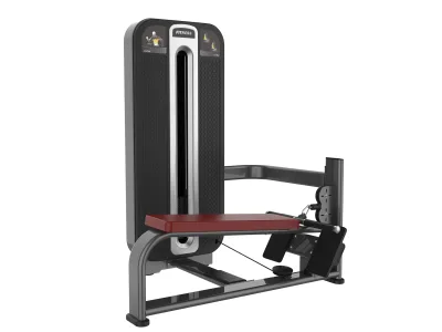 PrimePower PPF-K632 seated cable row, gunmetal grey frame, black shroud with silver trim, burgundy upholstery PrimePower PPF-K632 seated cable row, gunmetal grey frame, black shroud with silver trim, burgundy upholstery