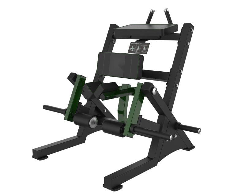 PrimePower PPF-A969 leg curl à genoux, châssis noir, accents vert foncé, sellerie noire PrimePower PPF-A969 leg curl à genoux, châssis noir, accents vert foncé, sellerie noire