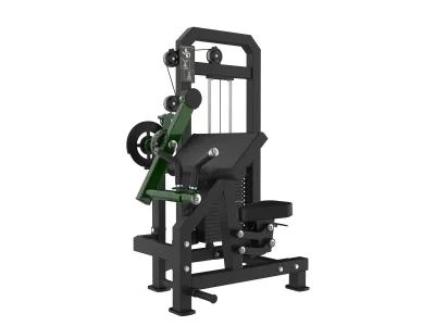 PrimePower PPF-A915 biceps curl / triceps extension, black frame, dark green accents, black upholstery PrimePower PPF-A915 biceps curl / triceps extension, black frame, dark green accents, black upholstery