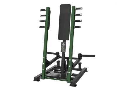 Développé pectoraux debout compact à disques PPF-A909 PrimePower, châssis noir, accents vert foncé, sellerie noire Développé pectoraux debout compact à disques PPF-A909 PrimePower, châssis noir, accents vert foncé, sellerie noire