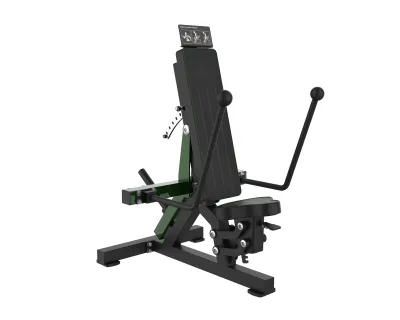 PrimePower PPF-A978 extension triceps assis à disques, châssis noir, accents vert foncé, sellerie noire PrimePower PPF-A978 extension triceps assis à disques, châssis noir, accents vert foncé, sellerie noire