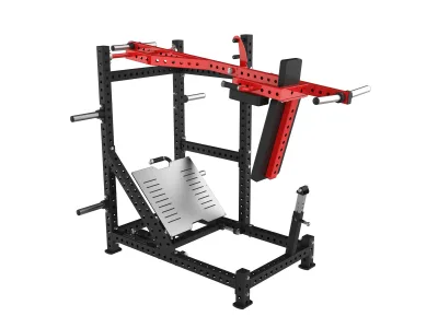 PrimePower PPF-K146 squat pendulaire, cadre noir, accents rouges, sellerie noire PrimePower PPF-K146 squat pendulaire, cadre noir, accents rouges, sellerie noire