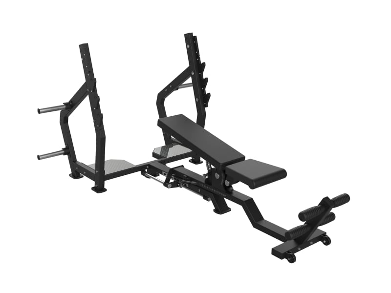 PrimePower PPF-HM37 olympic adjustable bench press, black frame, black upholstery PrimePower PPF-HM37 olympic adjustable bench press, black frame, black upholstery