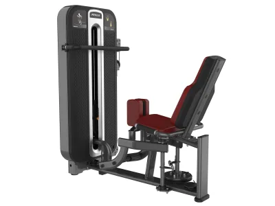 PrimePower PPF-K622 hip adduction, gunmetal grey frame, black shroud with silver trim, burgundy upholstery PrimePower PPF-K622 hip adduction, gunmetal grey frame, black shroud with silver trim, burgundy upholstery