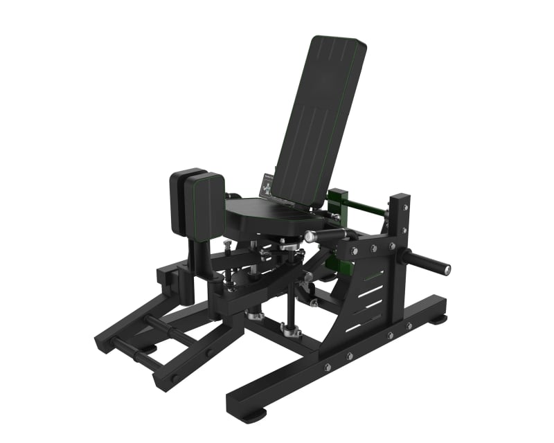 PrimePower PPF-A983 adducteurs / abducteurs à disques, châssis noir, accents vert foncé, sellerie noire PrimePower PPF-A983 adducteurs / abducteurs à disques, châssis noir, accents vert foncé, sellerie noire