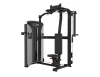 PrimePower PPF-K607 pec fly / rear delt, gunmetal grey frame, black shroud with silver trim, burgundy upholstery