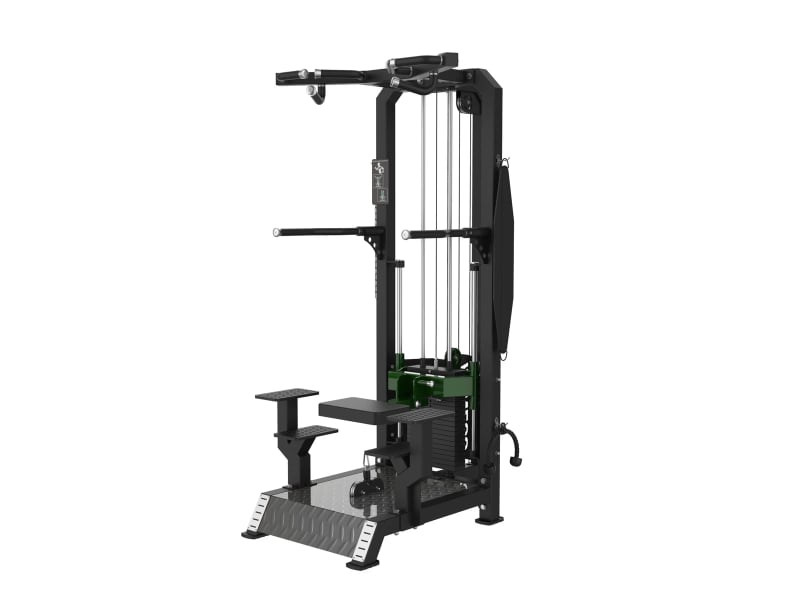 PrimePower Assisted Chin-Up / Dip with Belt Squat Station PPF-A913A PrimePower Assisted Chin-Up / Dip with Belt Squat Station PPF-A913A