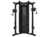 PrimePower PPF-K117 dual adjustable pulley functional trainer, black frame with red uprights